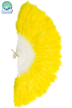 VENTAGLIO PIUME GIALLO